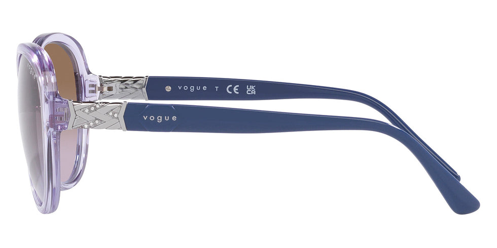 vogue eyewear VO5475SB 274568 57 - Transparent Violet / Violet Gradient Brown