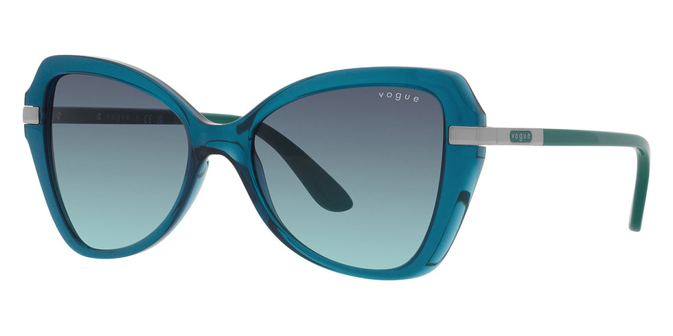 vogue eyewear VO5479S 30554S 53 - Transparent Light Blue / Azure Gradient Dark Blue