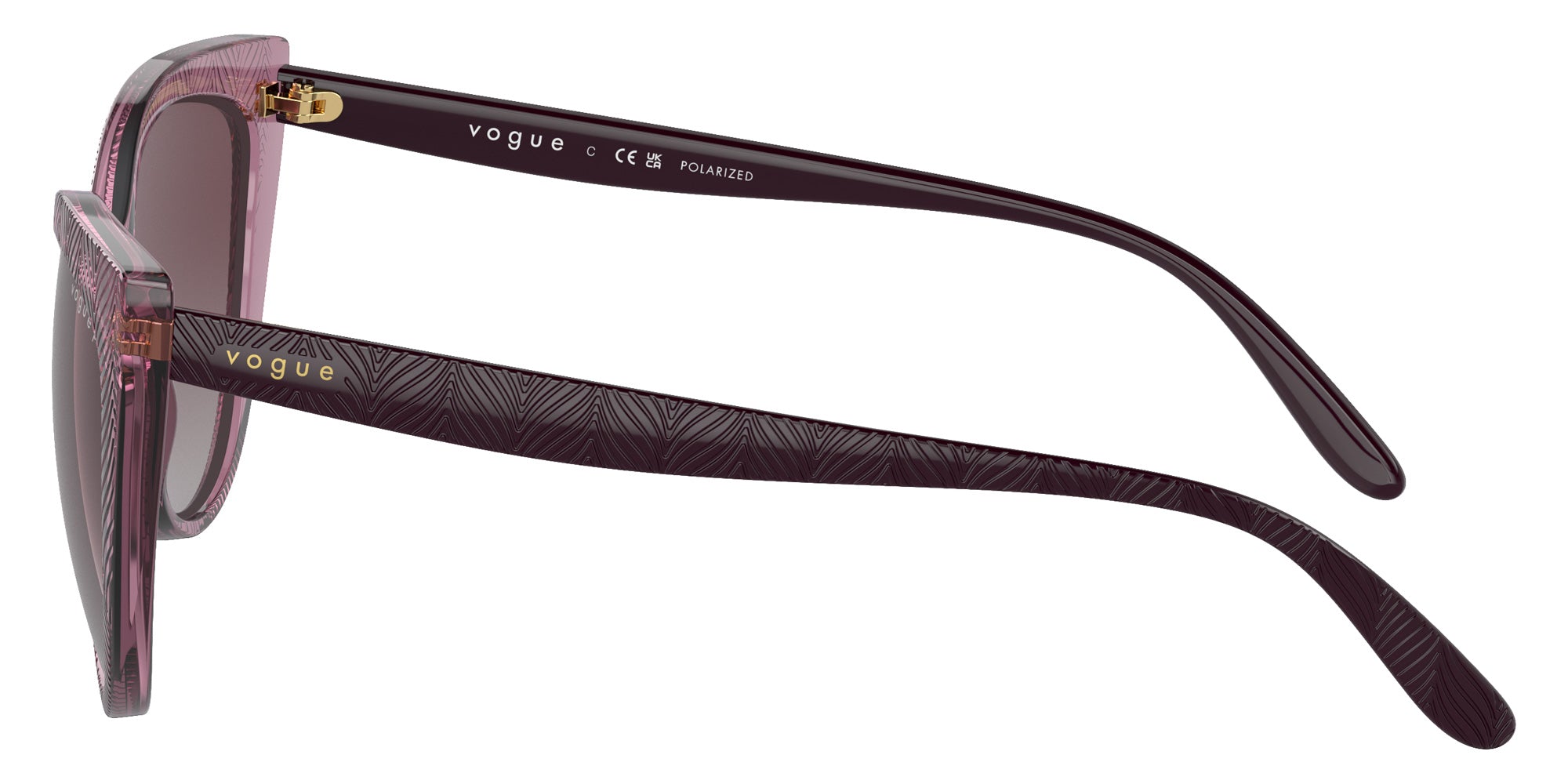 vogue eyewear VO5484S 276162 57 - Transparent Purple / Polarized Gray Gradient Violet #id:vo5484s276162_s:100110