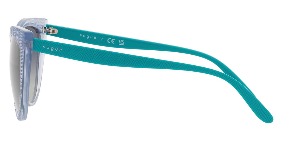 vogue eyewear VO5484S 29254L 57 - Transparent Light Violet / Gray Gradient Blue