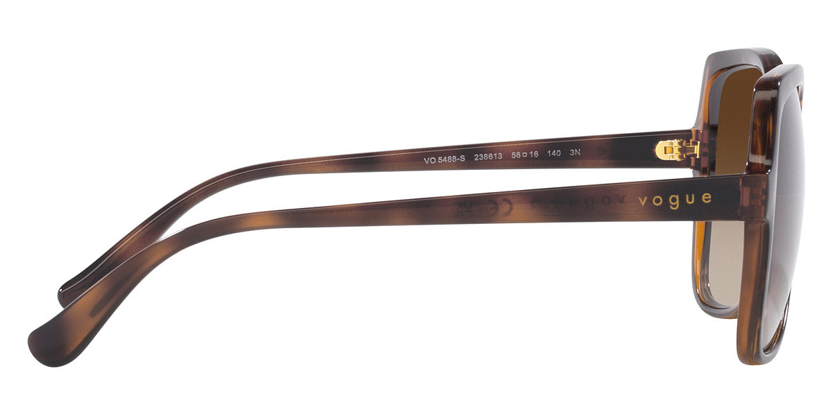 vogue eyewear VO5488S 238613 56 - Top Havana/Transparent Brown / Gradient Brown