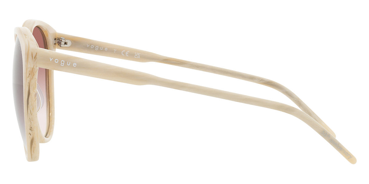 vogue eyewear VO5509S 30708D 60 - Beige Horn / Clear Gradient Pink
