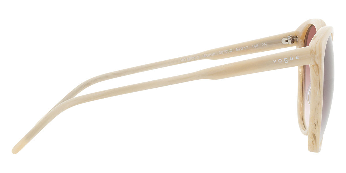 vogue eyewear VO5509S 30708D 60 - Beige Horn / Clear Gradient Pink