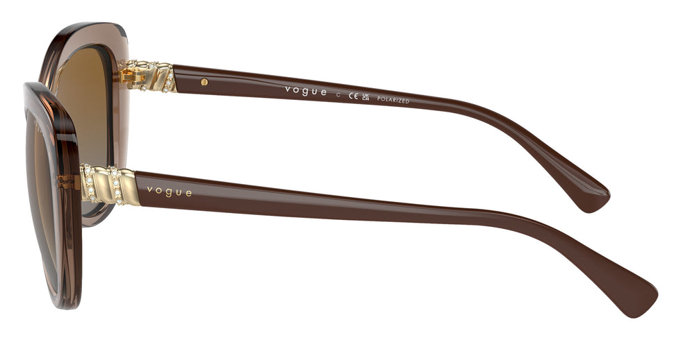 vogue eyewear VO5515SB 2940T5 55 - Transparent Brown / Polarized Brown Gradient #id:vo5515sb2940t5_s:100110