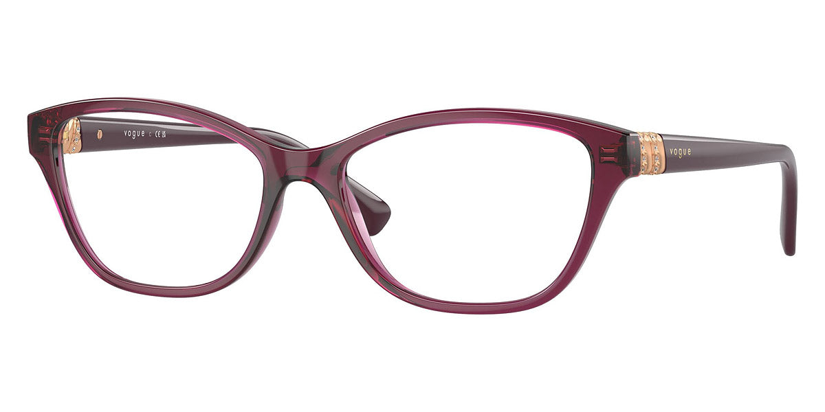 vogue eyewear VO5516B 2989 51 - Transparent Cherry/Full Dark Purple