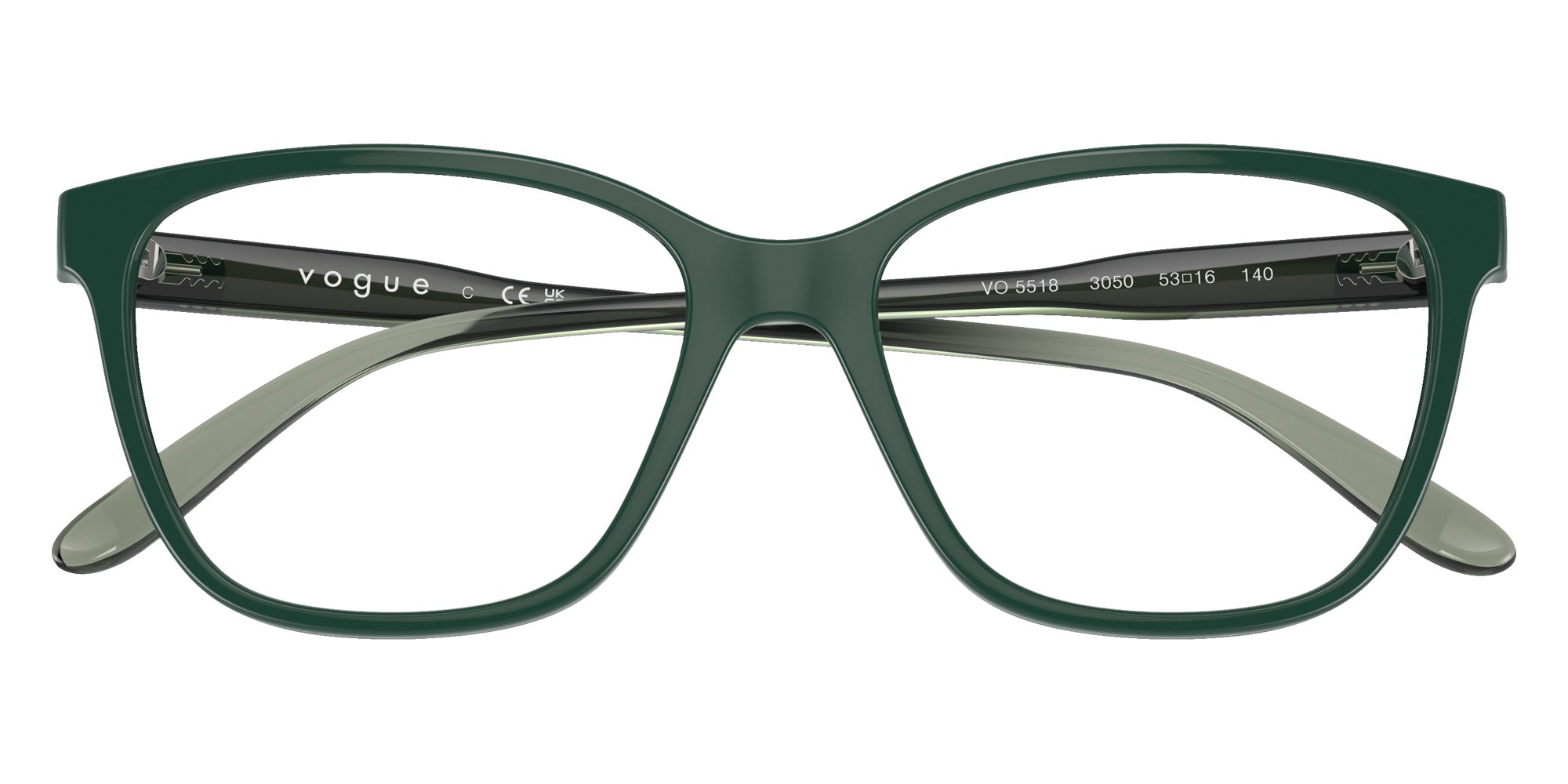 vogue eyewear VO5518 3050 51 - Full Dark Green #id:vo55183050_s:100125