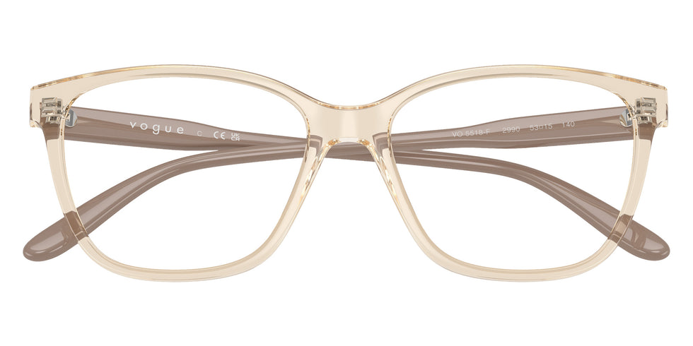 vogue eyewear VO5518F 2990 53 - Transparent Caramel #id:vo5518f2990_s:100125