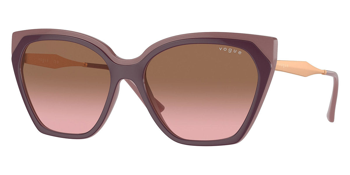 vogue eyewear VO5521S 310014 57 - Top Red Purple/Old Pink/Rose Gold / Pink Gradient Brown