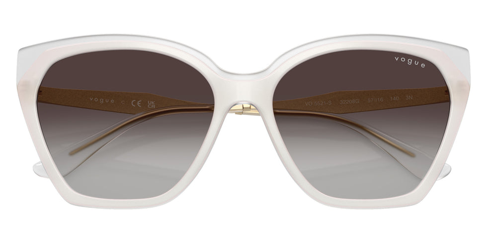 vogue eyewear VO5521S 32208G 57 - Top White/Opal Milk / Gray Gradient #id:vo5521s32208g_s:100125