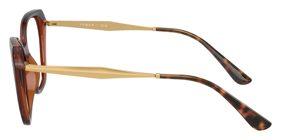vogue eyewear VO5522 2386 52 - Top Dark Havana/Light Brown/Gold
