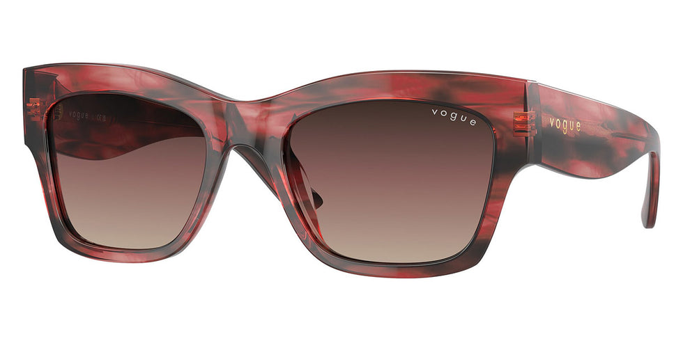 vogue eyewear VO5524SF 3089E2 54 - Red Havana / Gradient Brown/Purple/Black