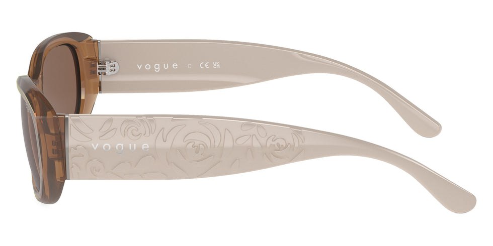 vogue eyewear VO5525S 309373 52 - Opal Brown/Full Light Gray / Dark Brown