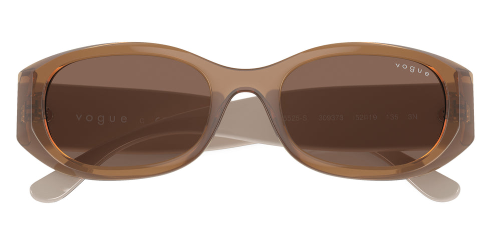 vogue eyewear VO5525S 309373 52 - Opal Brown/Full Light Gray / Dark Brown