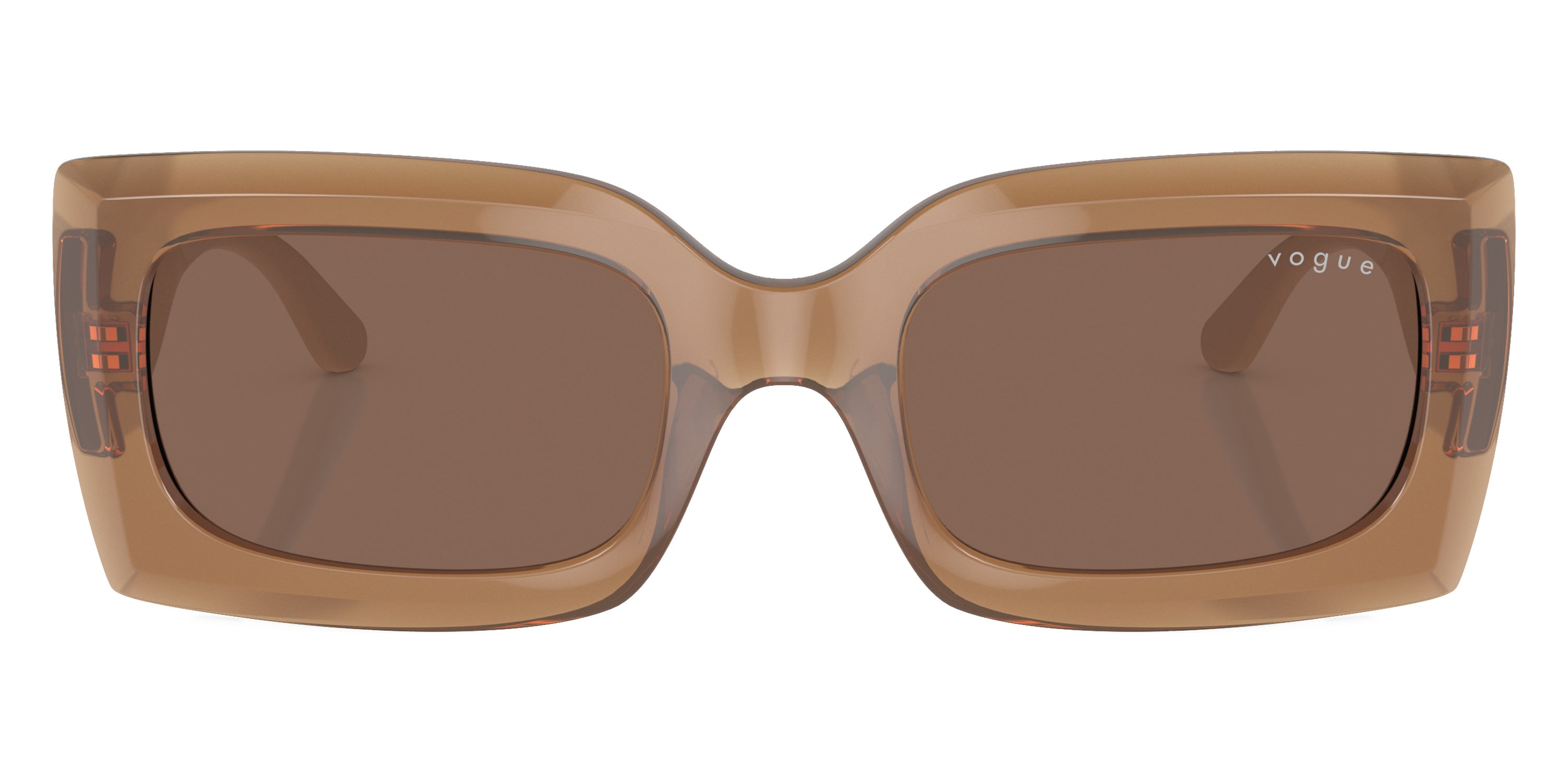 vogue eyewear VO5526S 309373 52 - Opal Brown/Full Light Gray / Dark Brown