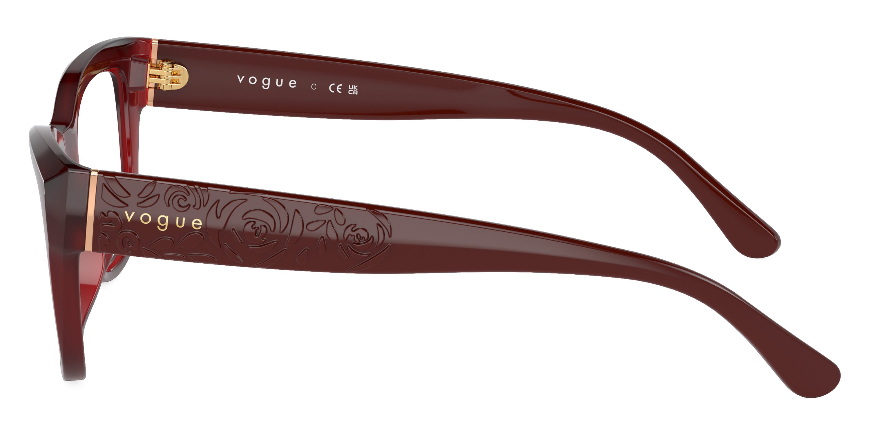 vogue eyewear VO5528 3094 51 - Opal Red/Full Red