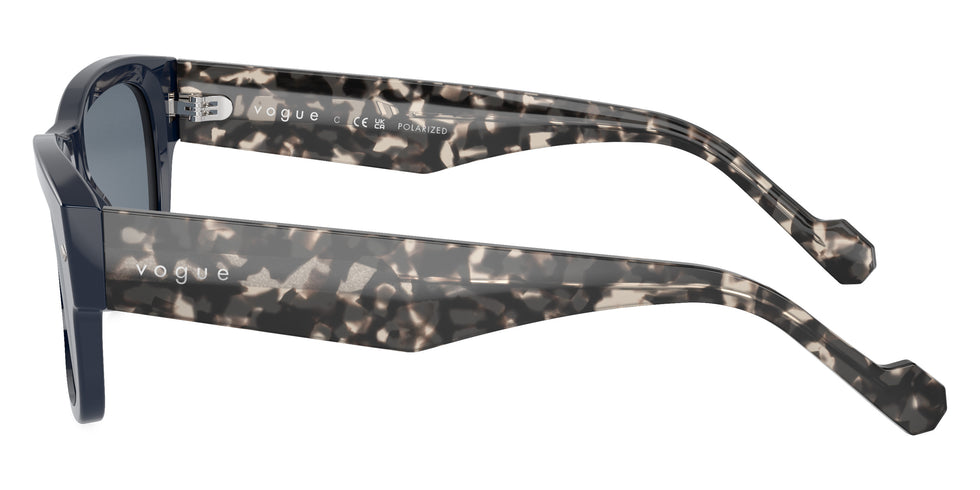 vogue eyewear VO5530S 23194Y 55 - Full Dark Blue/Tortoise Gray / Blue Polarized