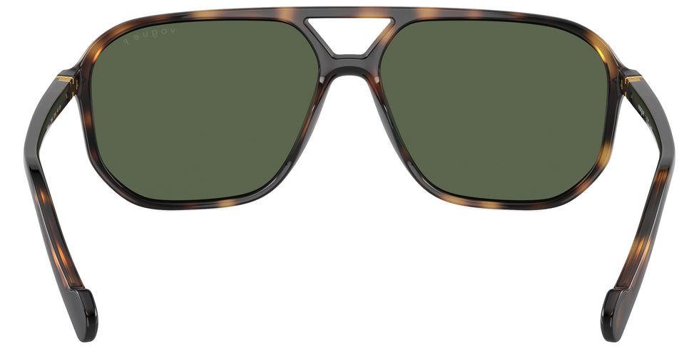 vogue eyewear VO5531S 27189A 60 - Total Dark Havana / Dark Green Polarized