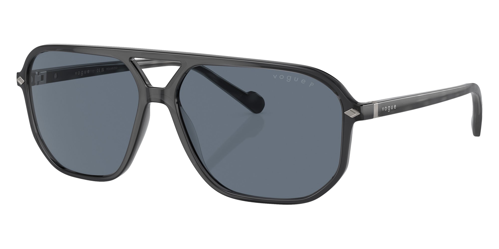 vogue eyewear VO5531S 31094Y 60 - Transparent Dark Gray / Blue Polarized #id:vo5531s31094y_s:100105