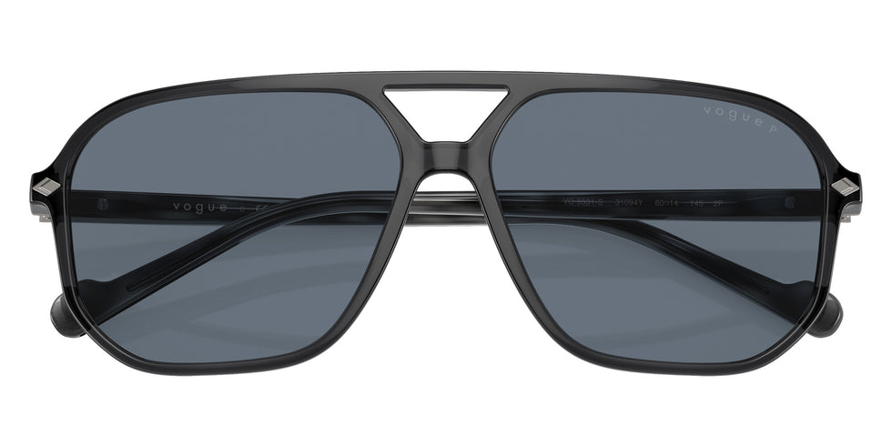 vogue eyewear VO5531S 31094Y 60 - Transparent Dark Gray / Blue Polarized #id:vo5531s31094y_s:100125