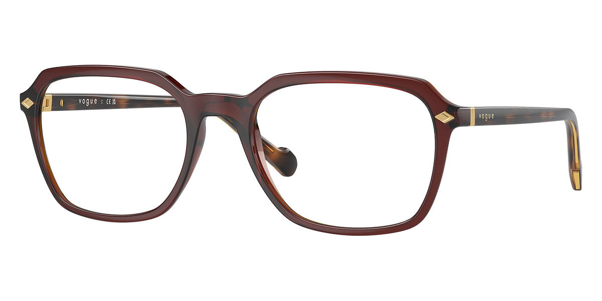 vogue eyewear VO5532 3110 52 - Transparent Dark Brown/Dark Havana