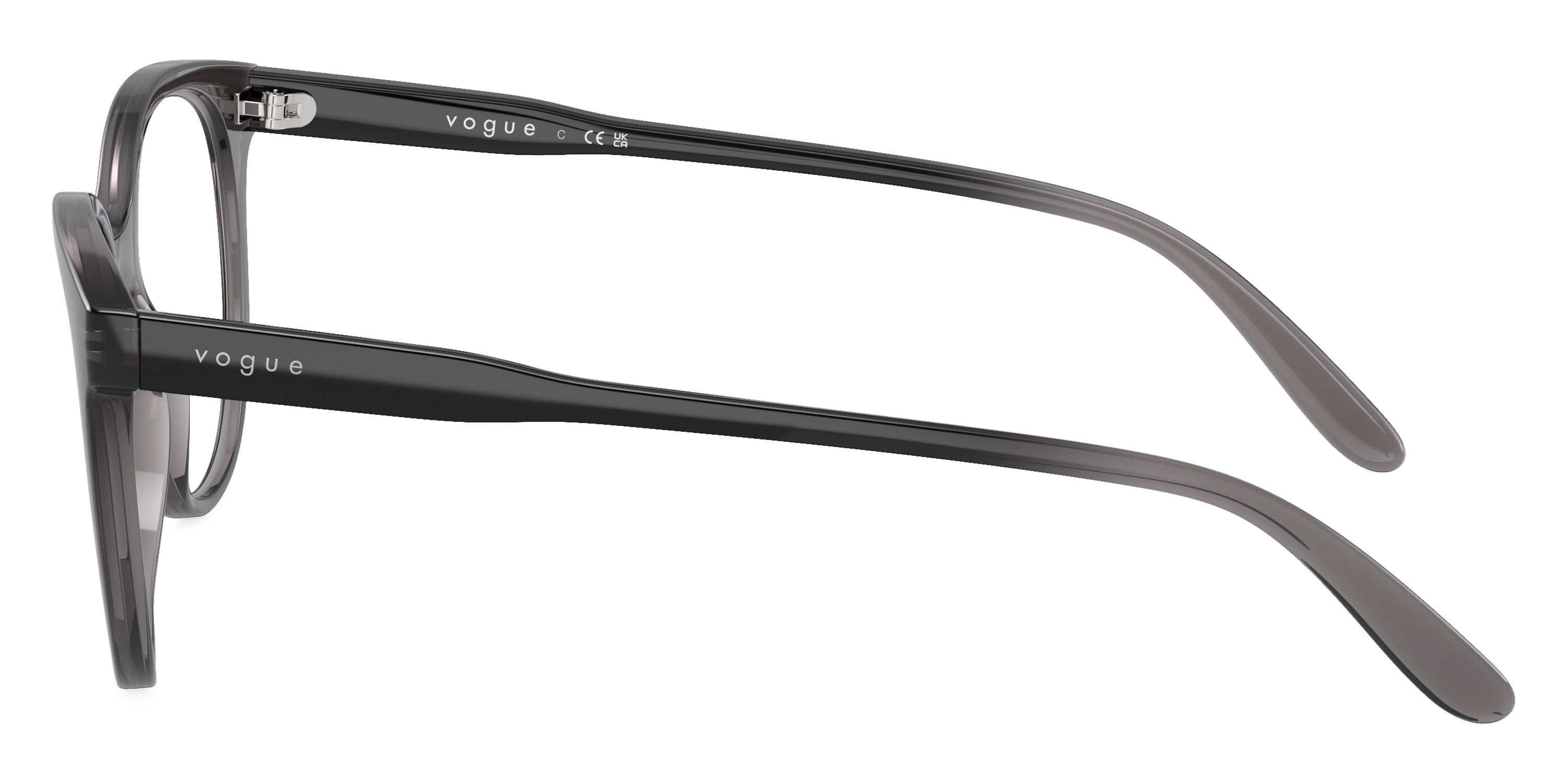 vogue eyewear VO5552 1981 53 - Black Gradient Transparent Gray