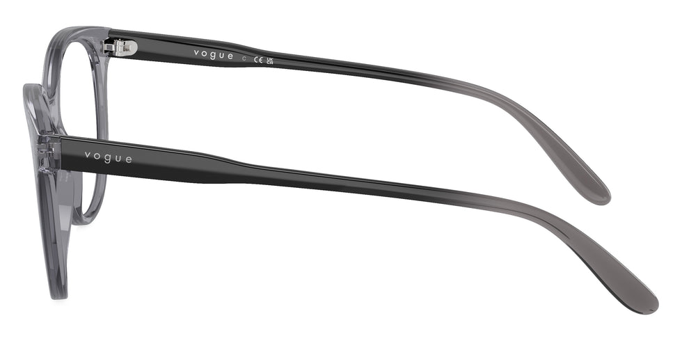 vogue eyewear VO5552F 1981 53 - Black Gradient Transparent Gray