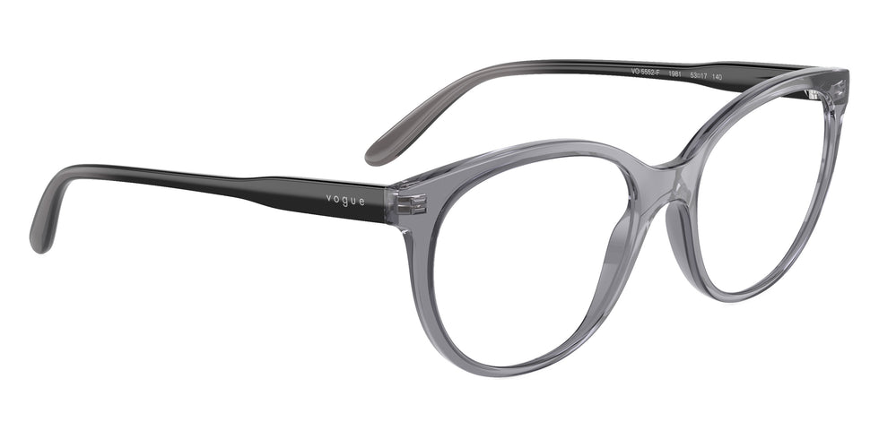 vogue eyewear VO5552F 1981 53 - Black Gradient Transparent Gray