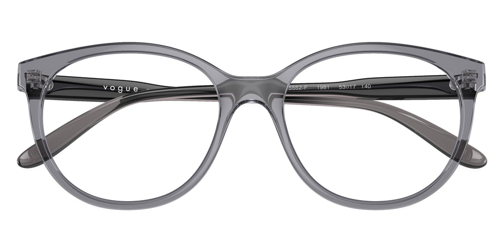 vogue eyewear VO5552F 1981 53 - Black Gradient Transparent Gray