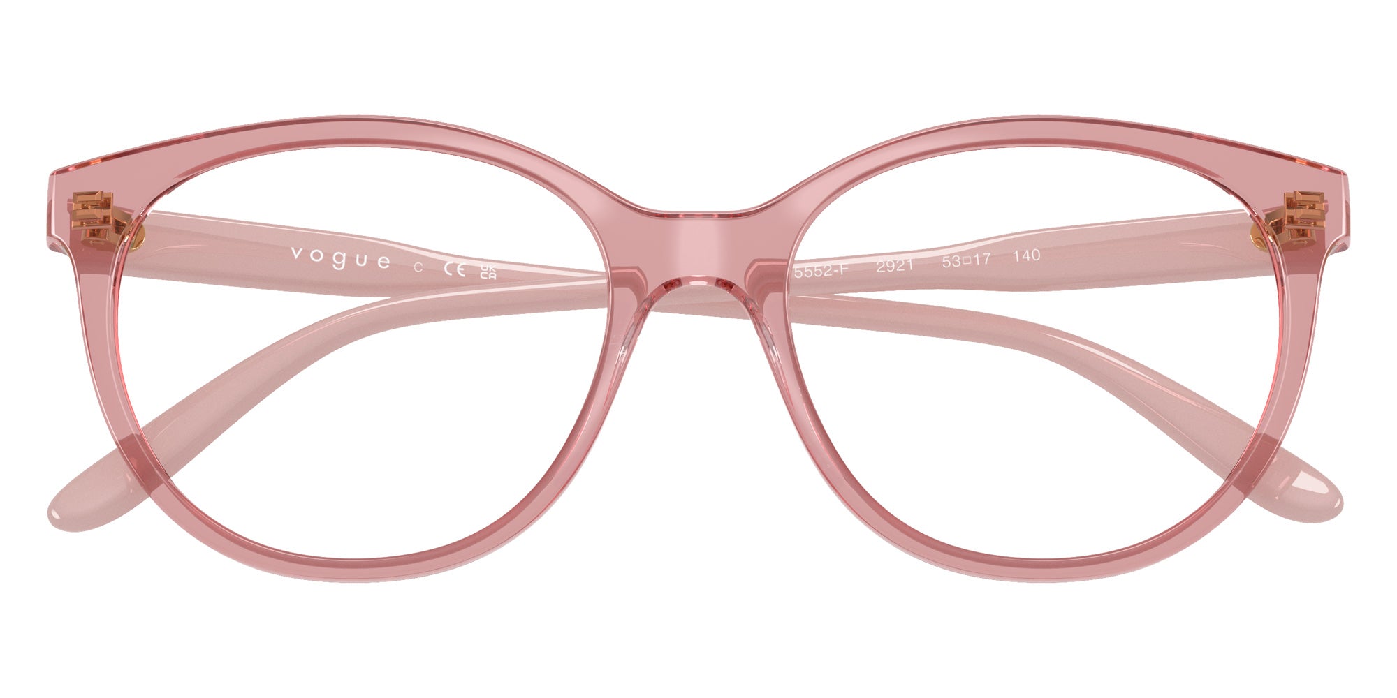 vogue eyewear VO5552F 2921 53 - Transparent Pink #id:vo5552f2921_s:100125