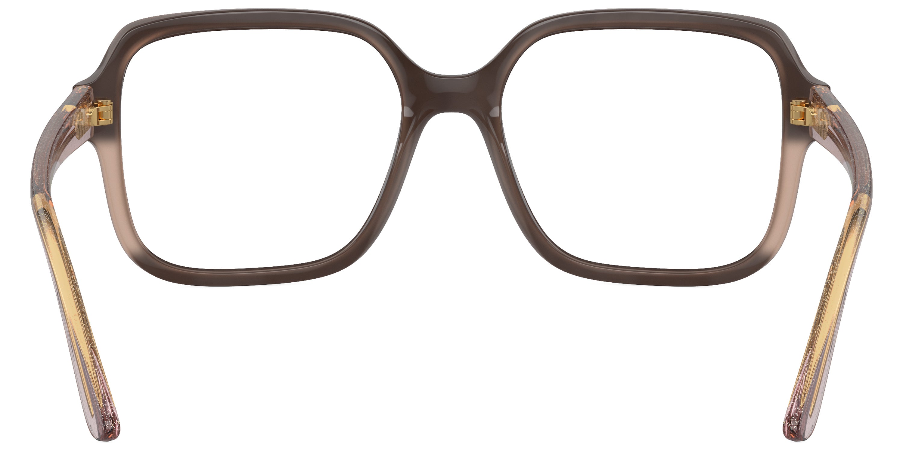 vogue eyewear VO5555F 3153 54 - Top Brown/Milky Brown/Transparent Rose Glitter