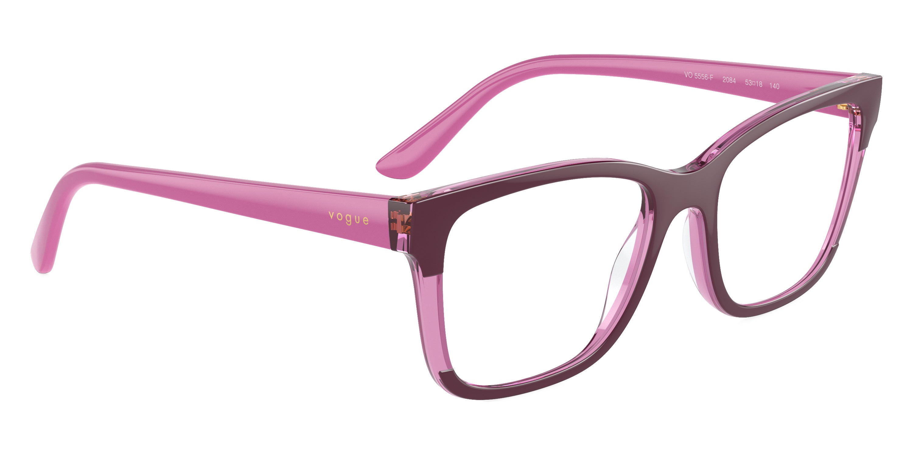 vogue eyewear VO5556F 2084 53 - Top Purple/Transparent Purple/Full Fuchsia