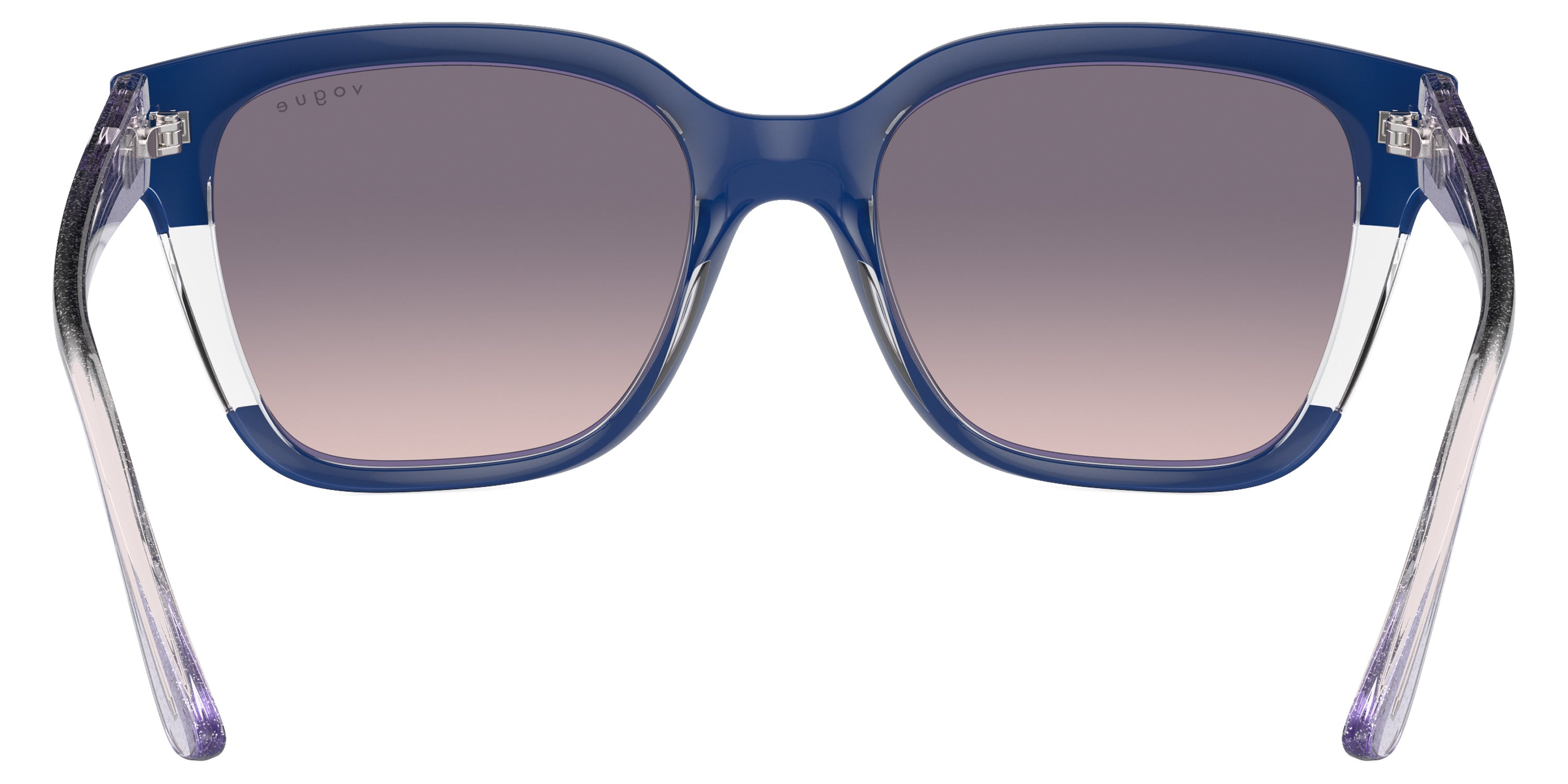 vogue eyewear VO5558SF 315236 55 - Top Blue/Transparent Gray/Transparent Lilac Glitter / Pink Gradient Dark Violet