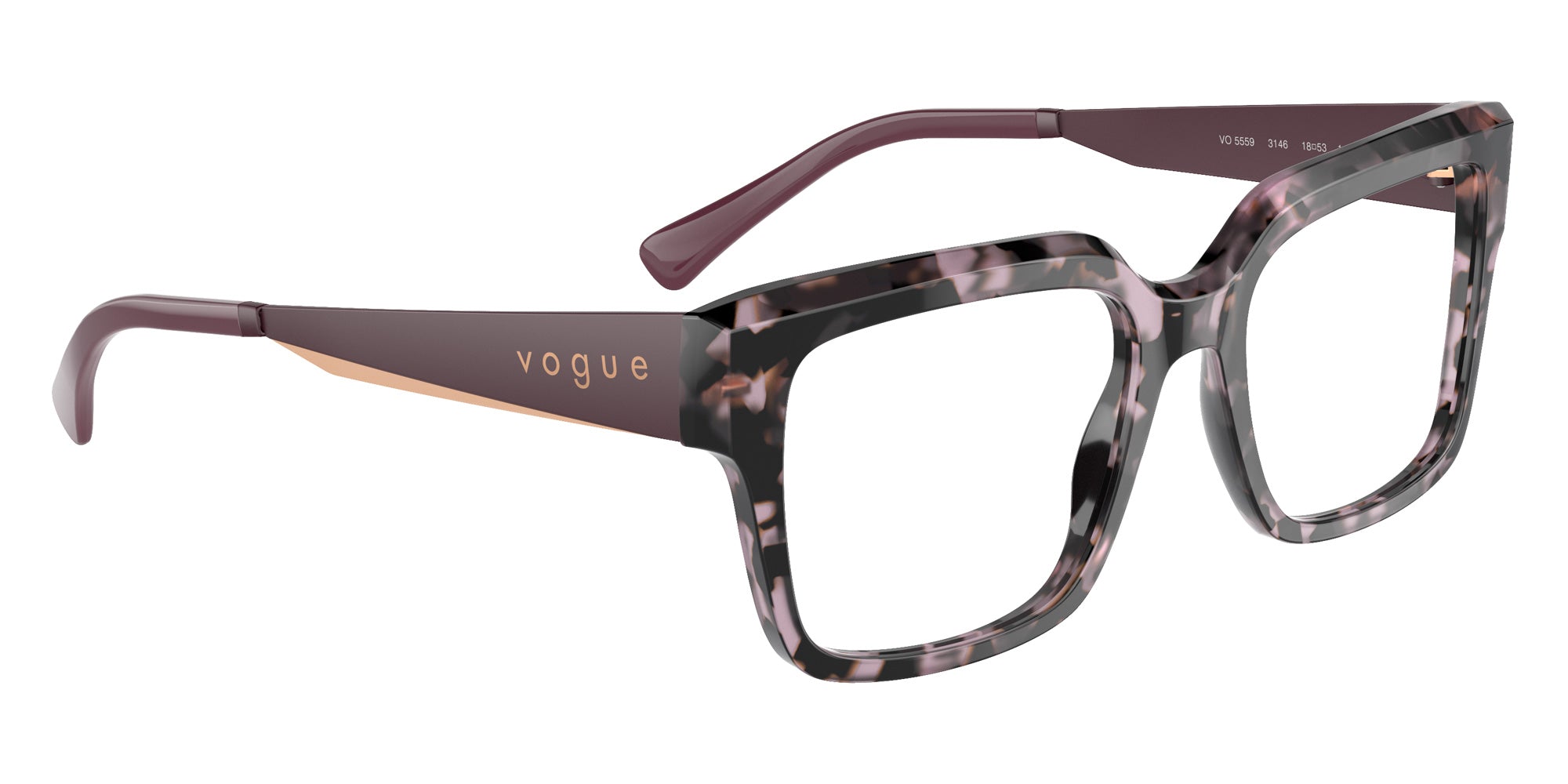vogue eyewear VO5559 3146 53 - Violet Tortoise #id:vo55593146_s:102120
