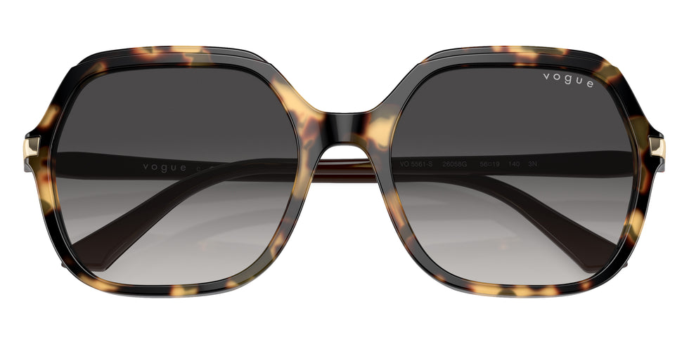 vogue eyewear VO5561S 26058G 56 - Yellow Tortoise/Brown / Gray Gradient Black