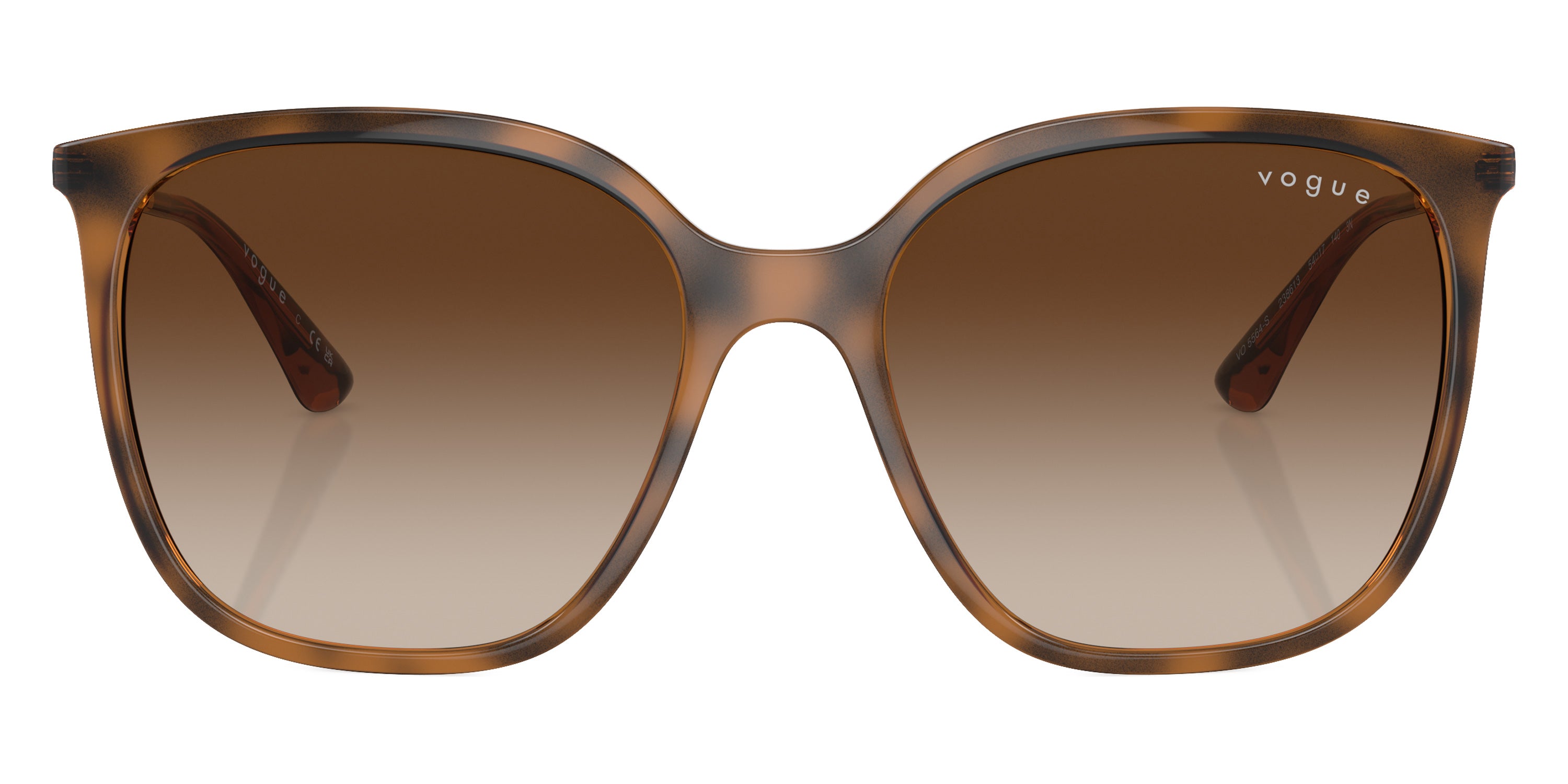 vogue eyewear VO5564S 238613 54 - Top Dark Havana/Light Brown/Pale Gold / Gradient Brown