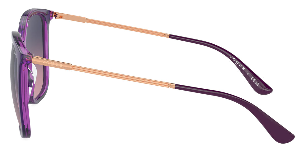 vogue eyewear VO5564SF 1647I6 54 - Transparent Violet/Rose Gold / Pink Gradient Blue