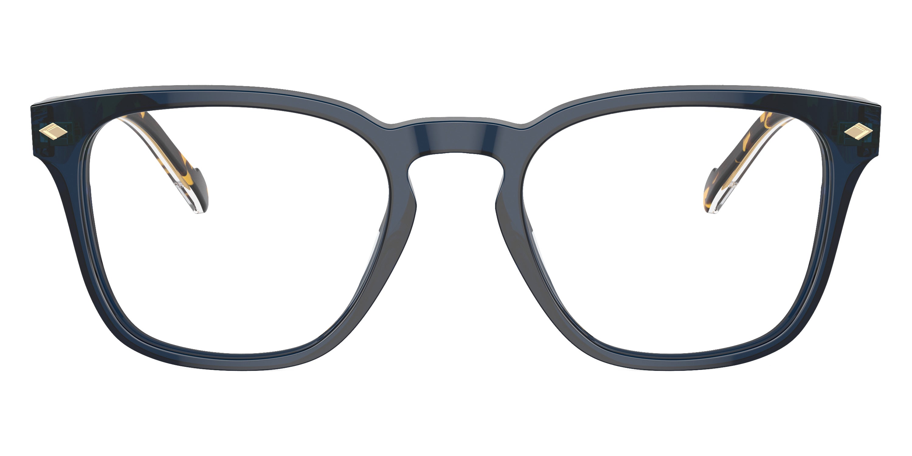 vogue eyewear VO5570 3143 49 - Transparent Blue/Top Crystal/Yellow Havana