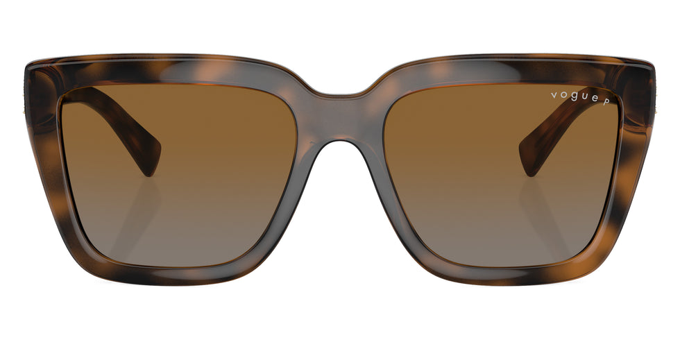 vogue eyewear VO5575SB 2386T5 55 - Top Dark Havana/Light Brown/Pale Gold / Gradient Brown Polarized