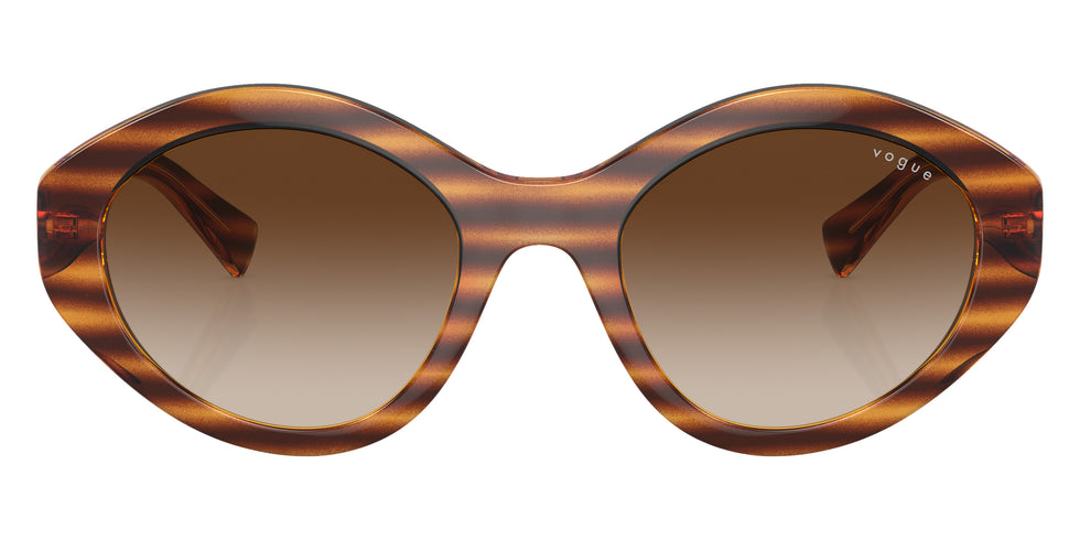 vogue eyewear VO5576SB 150813 52 - Striped Dark Havana/Pale Gold / Brown Gradient