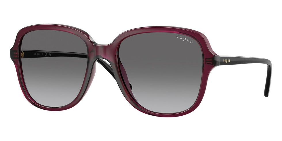vogue eyewear VO5601S 298911 53 - Transparent Cherry/Black / Gradient Gray