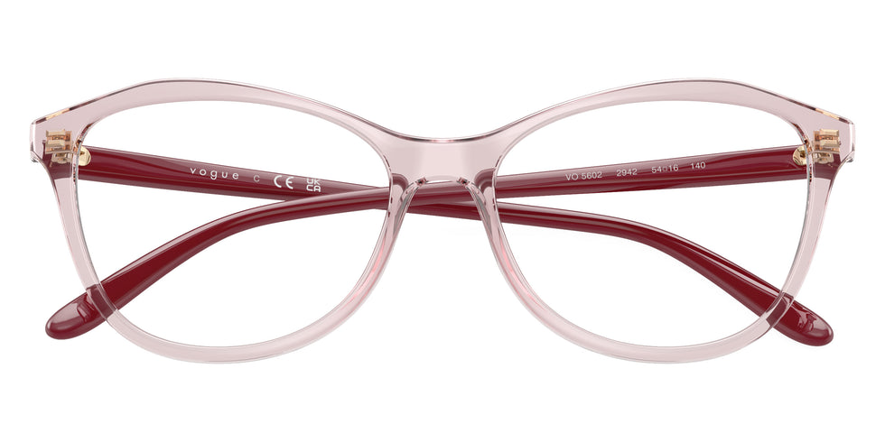 vogue eyewear VO5602 2942 52 - Transparent Pink/Full Cherry