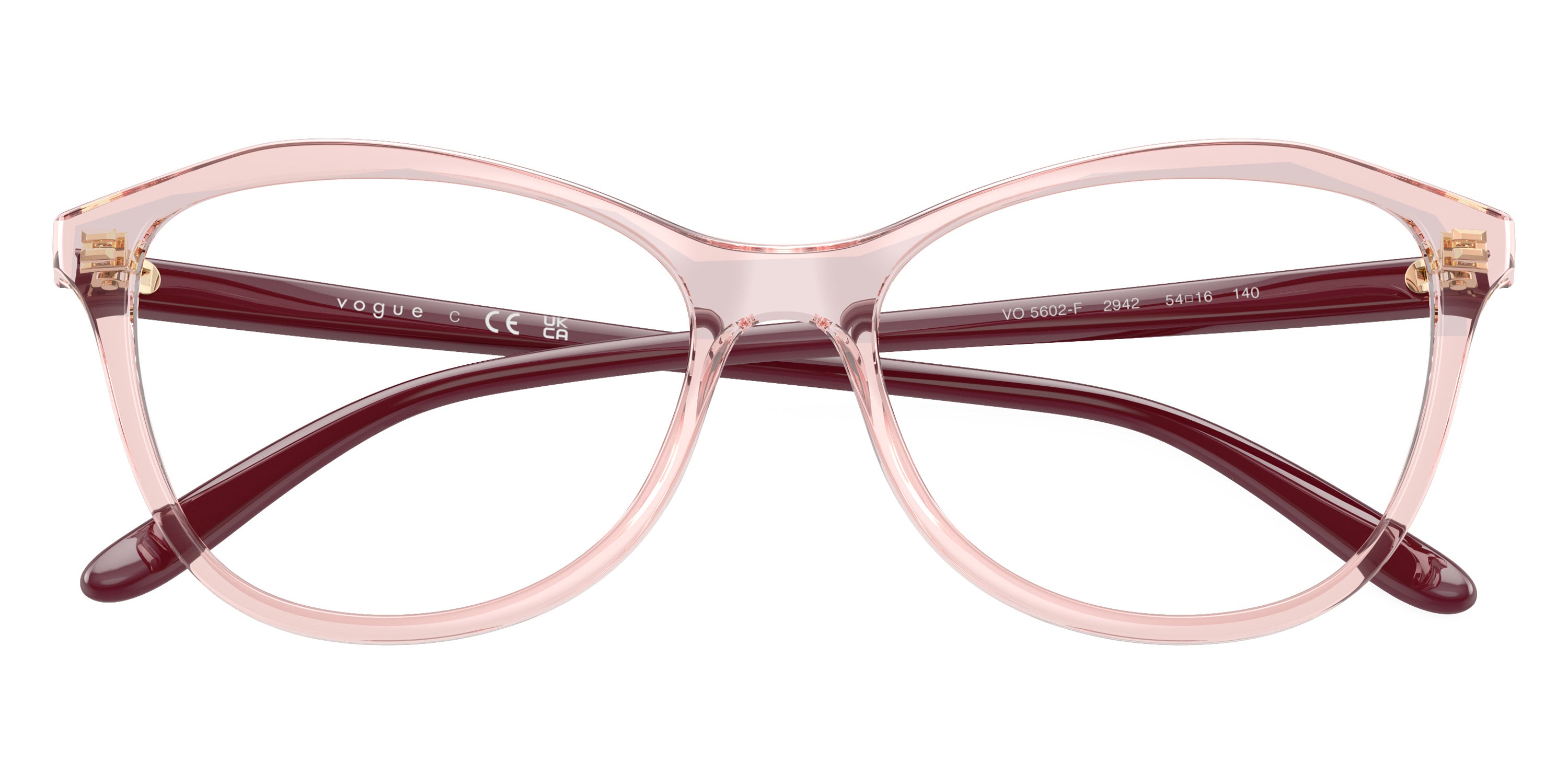 vogue eyewear VO5602F 2942 54 - Transparent Pink/Full Cherry