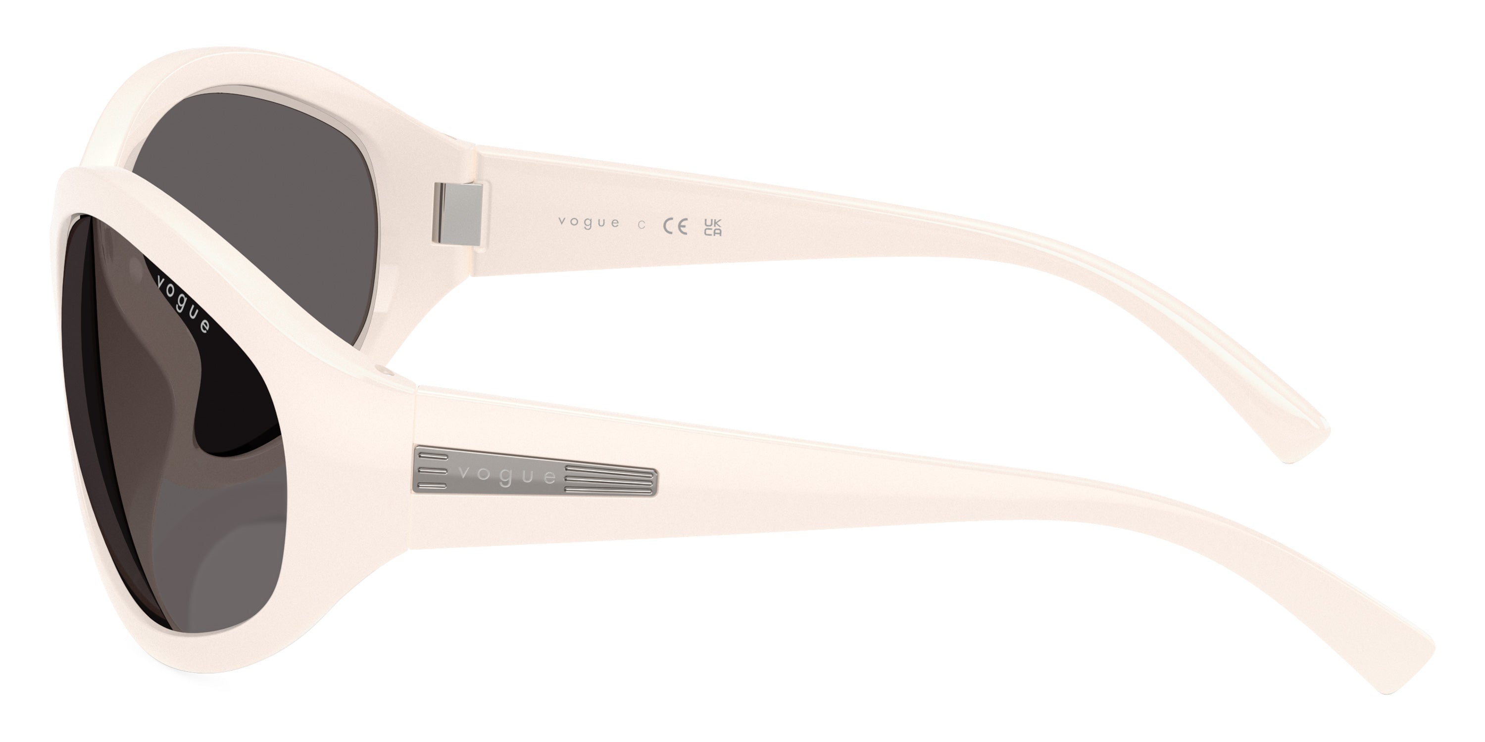 vogue eyewear VO5606S 312487 65 - Full Ivory / Black Smoke