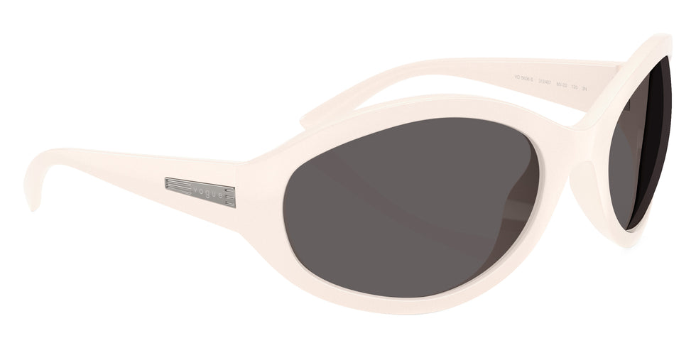 vogue eyewear VO5606S 312487 65 - Full Ivory / Black Smoke