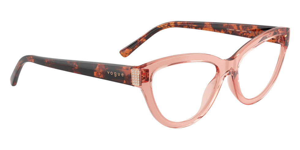 vogue eyewear VO5610B 2864 52 - Transparent Dark Pink/Red Havana