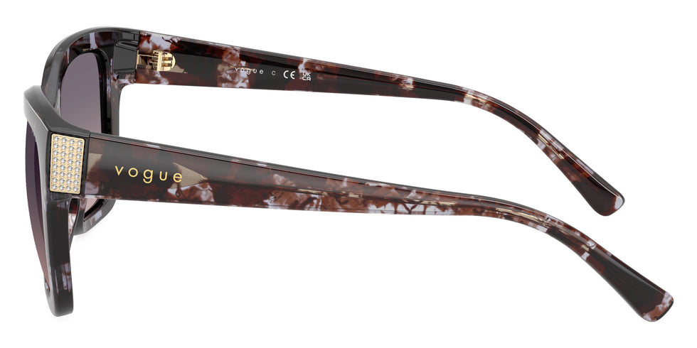 vogue eyewear VO5613SB 317836 54 - Purple Havana / Pink Gradient Dark Gray