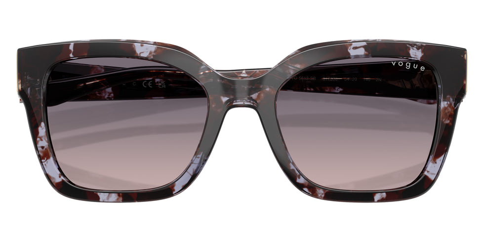 vogue eyewear VO5613SB 317836 54 - Purple Havana / Pink Gradient Dark Gray