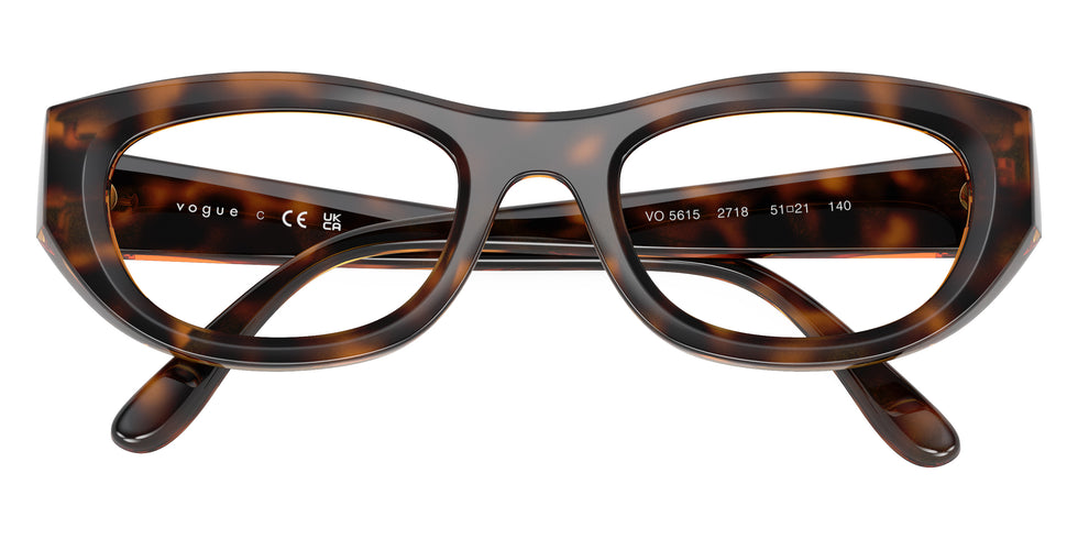 vogue eyewear VO5615 2718 49 - Total Dark Havana