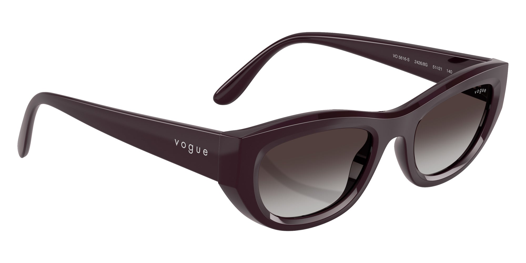 vogue eyewear VO5616S 24268G 51 - Full Bordeaux / Gray Gradient #id:vo5616s24268g_s:100120