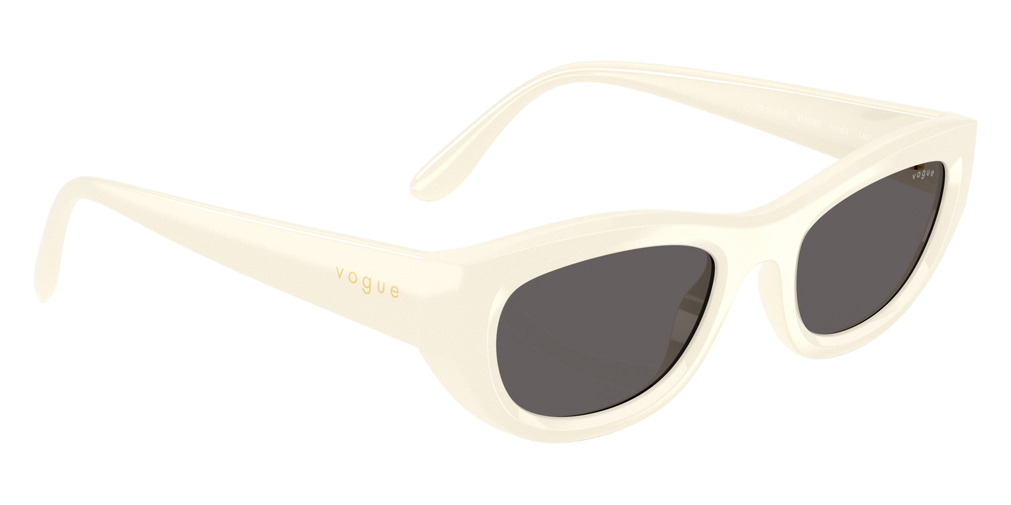 vogue eyewear VO5616S 316787 51 - Full Ivory / Black Smoke #id:vo5616s316787_s:104120